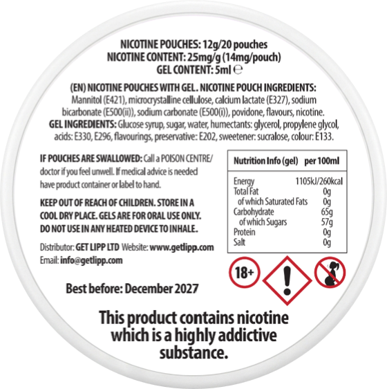 LIPP SUPERMENTHOL GEL BOOST